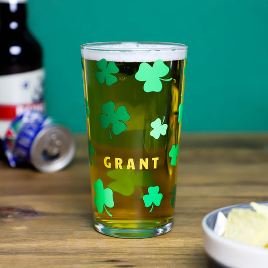 Print on Demand UK Printed Pint Glass St Patrick's Day